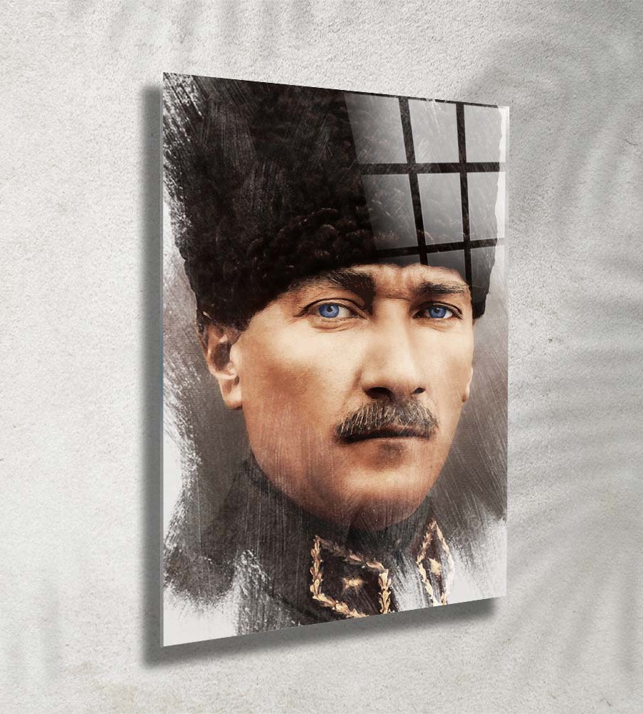 Atatürk Cam Tablo 1003