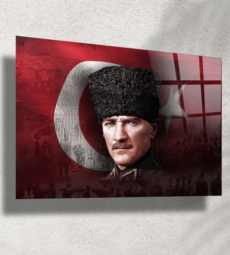 Atatürk Cam Tablo 1031