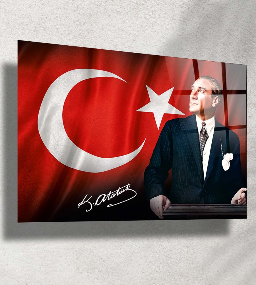 Atatürk Cam Tablo 1033