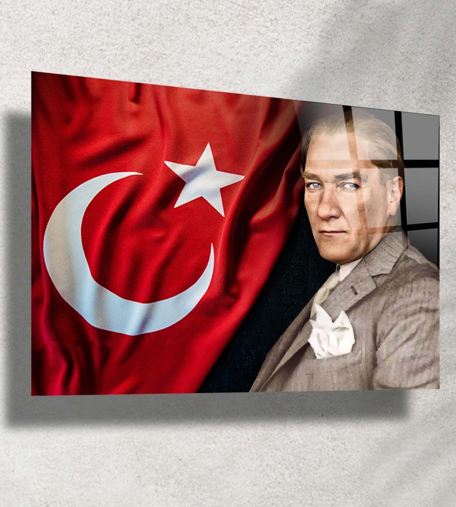 Atatürk Cam Tablo 1035