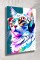 Kedi Pop Art Cam Tablo